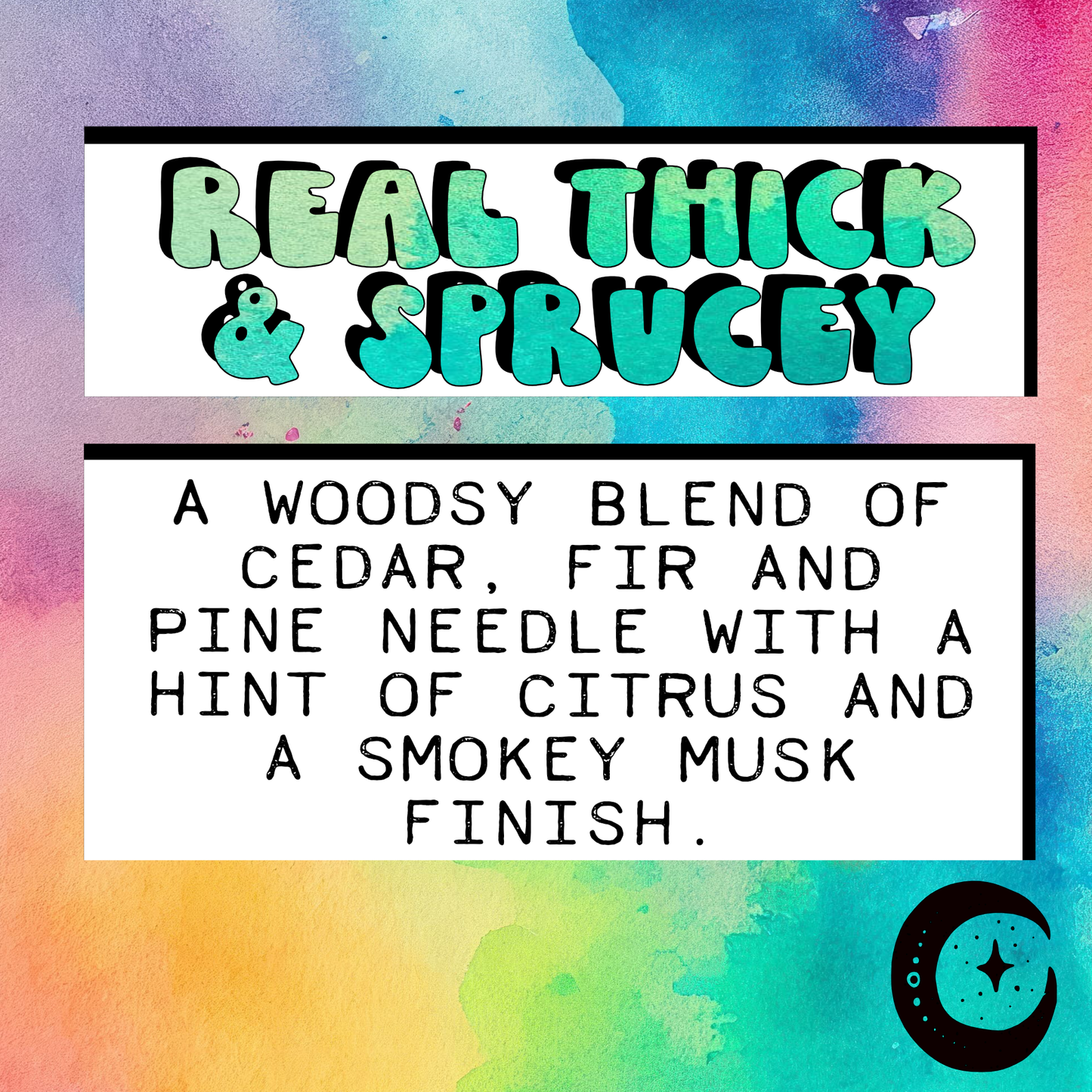 Real, Thick & Sprucey | Charcoal Incense Sticks